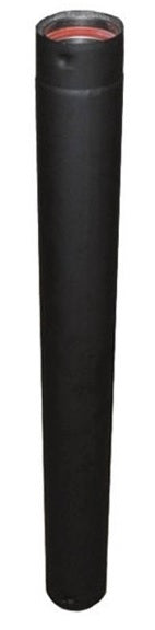 Duravent 4" x 48" Straight Chimney Pipe Black 4PVP-48B