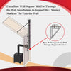 ALLFuelHST Base Wall Support Kit for 6" Inner Diameter Chimney Pipe