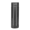 Duravent 3" x 12" Adjustable Straight Length Chimney Pipe in Black 3PVP-12AB