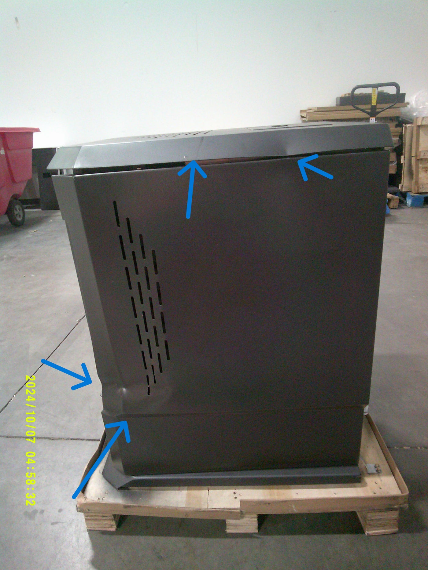 Scratch/Dent HP61 Black Pellet Stove - SD9432