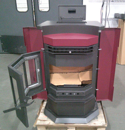 Scratch/Dent HP22N Burgundy Pellet Stove - SD1973