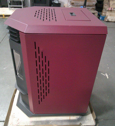 Scratch/Dent HP22 Burgundy Pellet Stove - SD8018