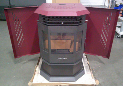 Scratch/Dent HP22 Burgundy Pellet Stove - SD8018