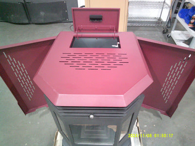 Scratch/Dent HP22 Burgundy Pellet Stove - SD8018