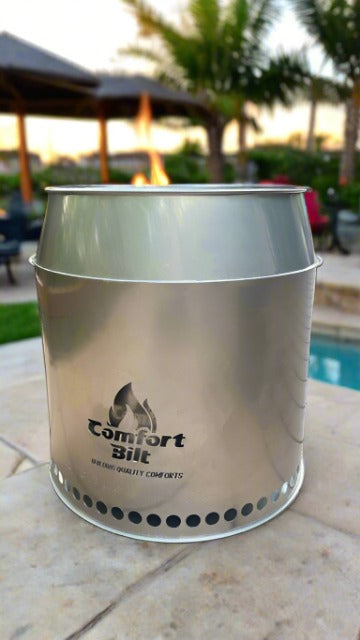 Comfortbilt Portable Outdoor Stainless Steel Smokeless Fire Pit great for entertaining.