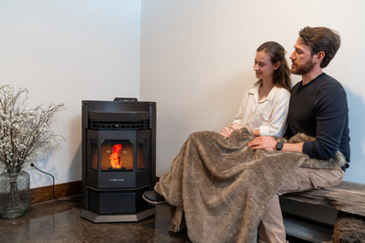 People Enjoying The Warmth of Comfortbilt HP22N Pellet Stove 