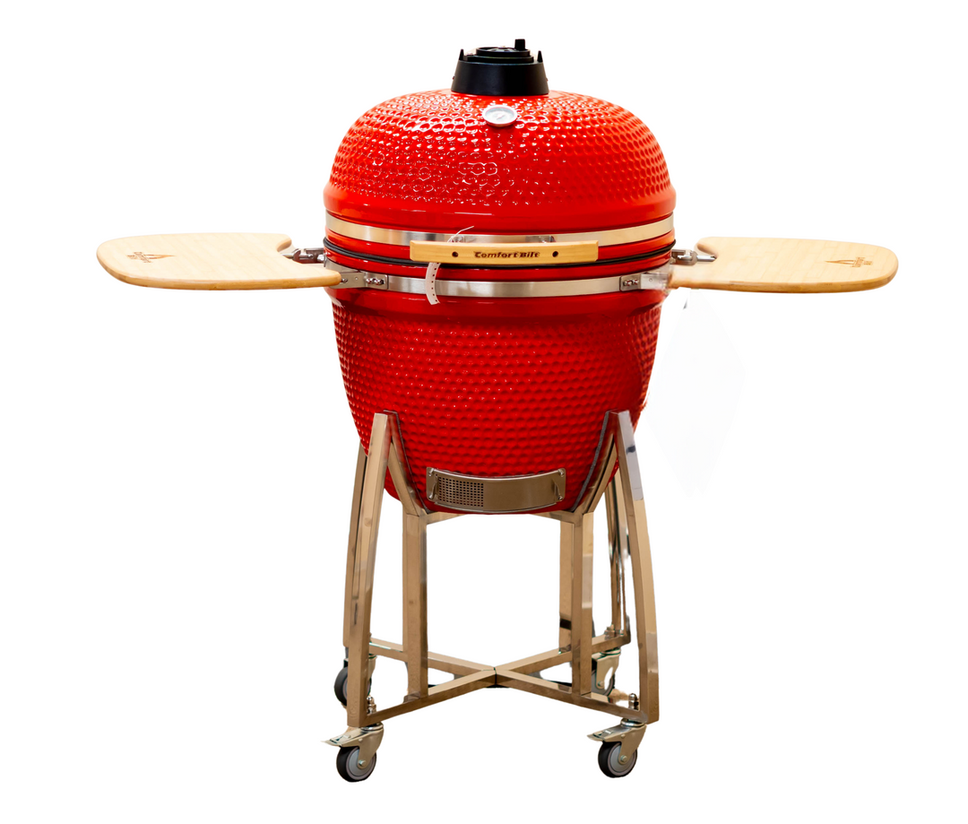 23 COALS by Comfortbilt Kamado Grill Charcoal Ceramic Grill Red ComfortBilt