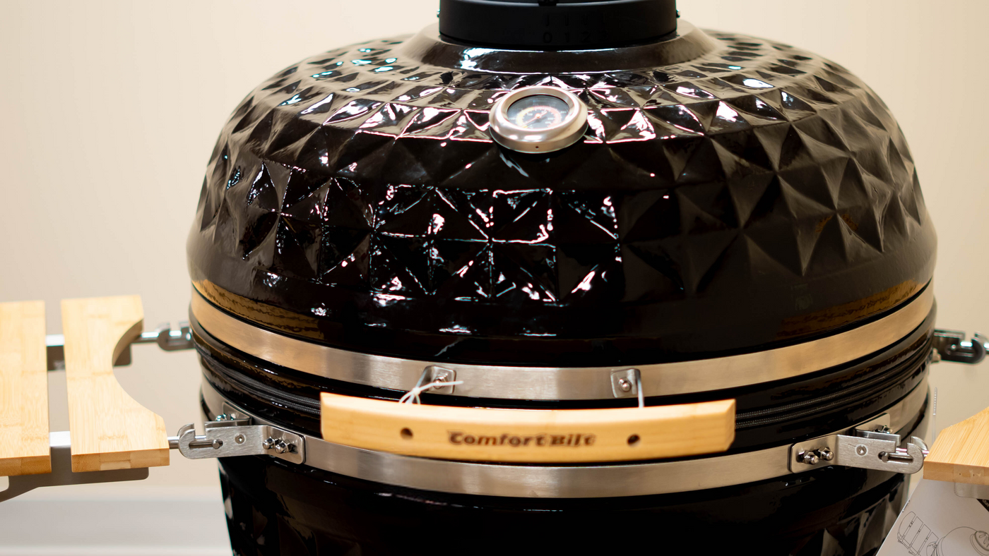 26" COALS by Comfortbilt / Kamado Grill  Ceramic Grill - Black Diamond Pattern