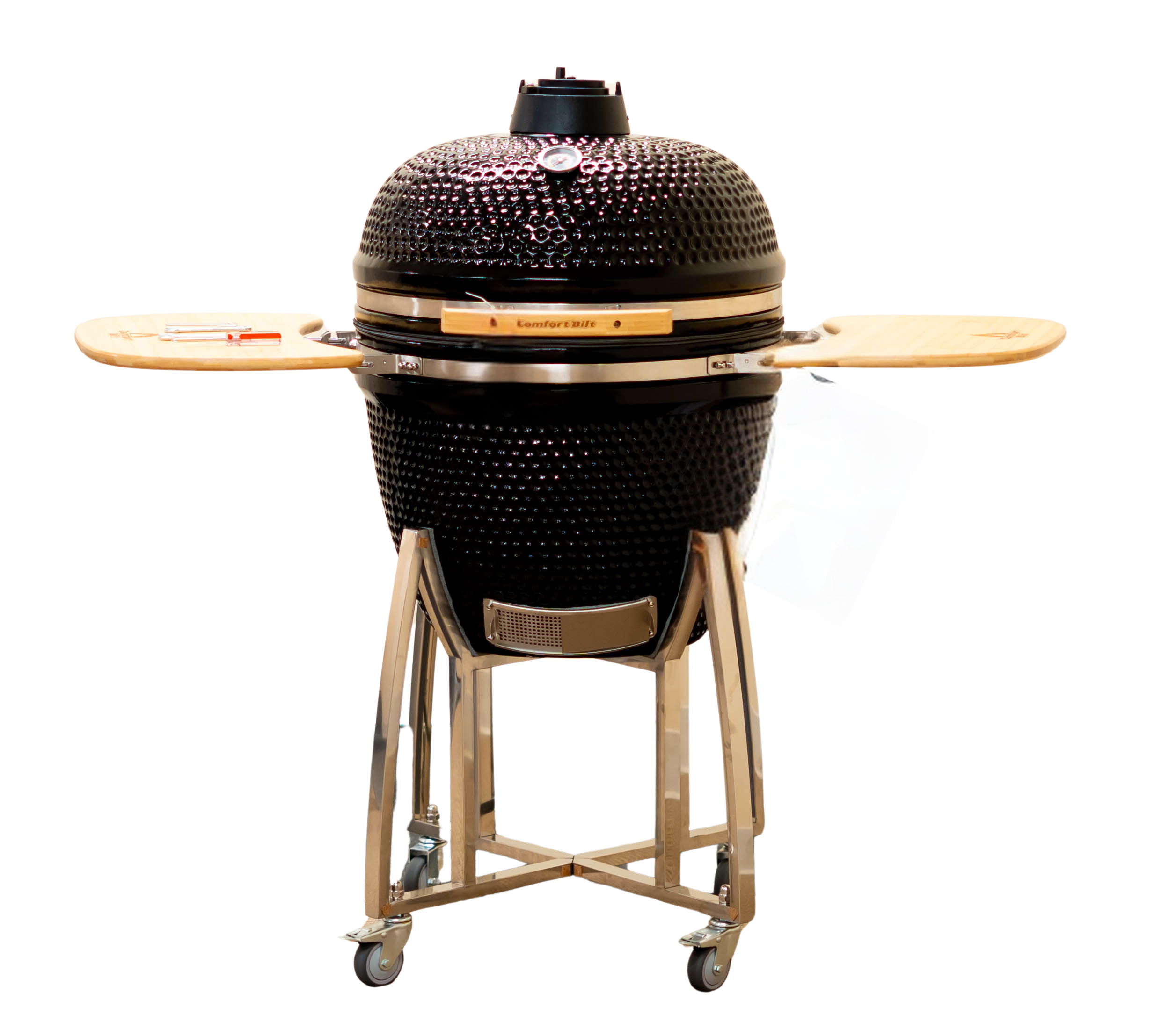 23 Coals by ComfortBilt Kamado Grill Charcoal Ceramic Grill Black