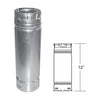 Duravent 3" x 12" Straight Length Chimney Pipe 3PVP-12