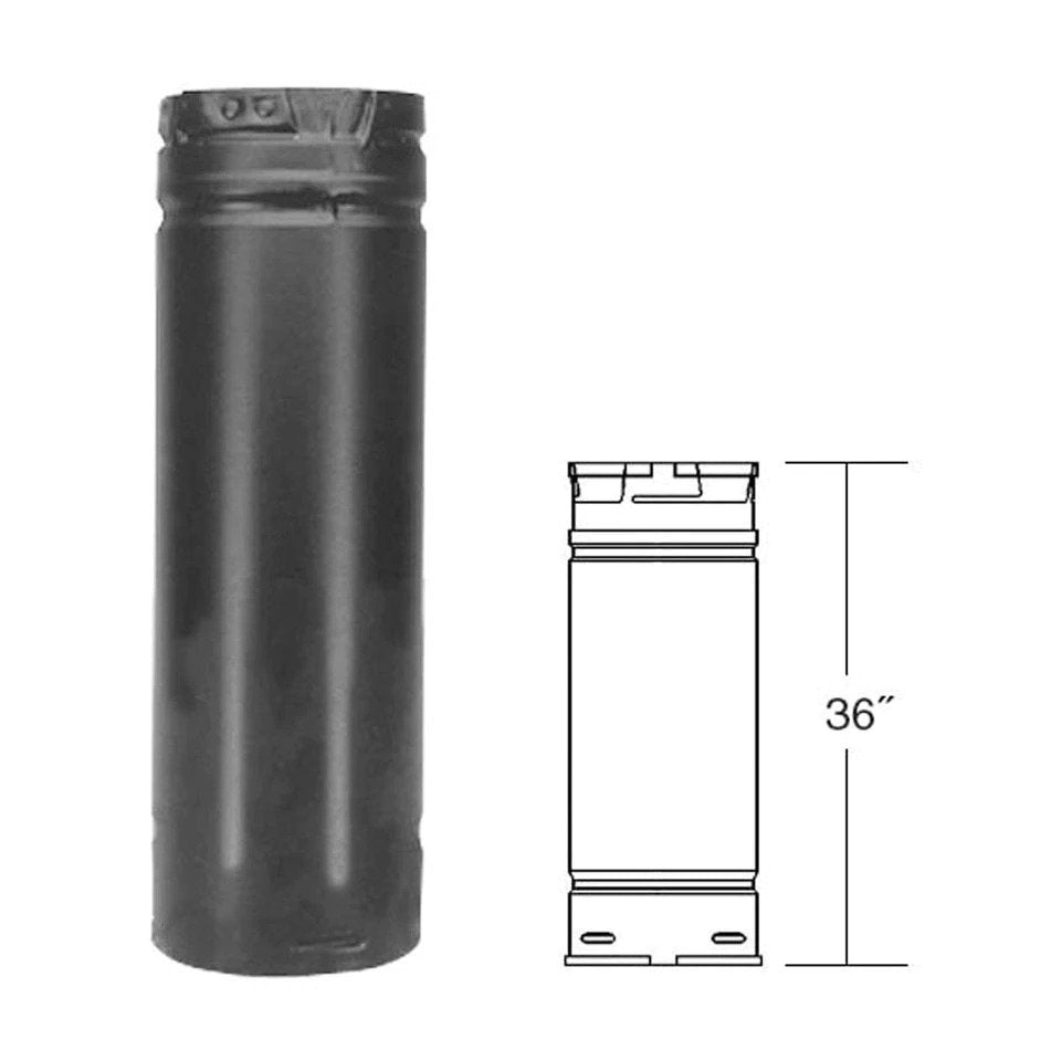 3 Inch Pellet Stove Pipe - Duravent Stove Pipe