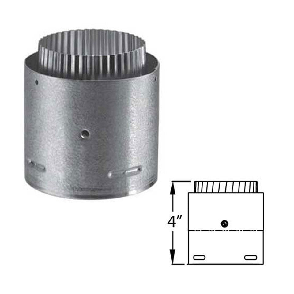 DuraVent Pellet Vent Pro 4 inch Diameter 48 inch Pipe Extension - 4PVP-48A
