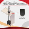 AllFuelHST 24" Square Ceiling Support Box for 6" Diameter Chimney Pipe