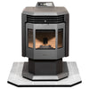 ComfortBilt Flatwall Hearth Pad for Pellet Stove or Wood Stoves - Agate Grey