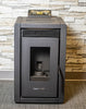 Alpine Small Pellet Stove Front View No Flame