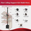Multi Story Kit for 6" Inner Diameter Chimney Pipe with Spark Guard Chimney Cap