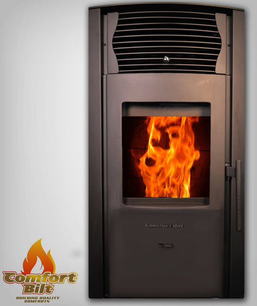 ComfortBilt HP50S Pellet Stove - Charcoal Grey/Black - ComfortBilt