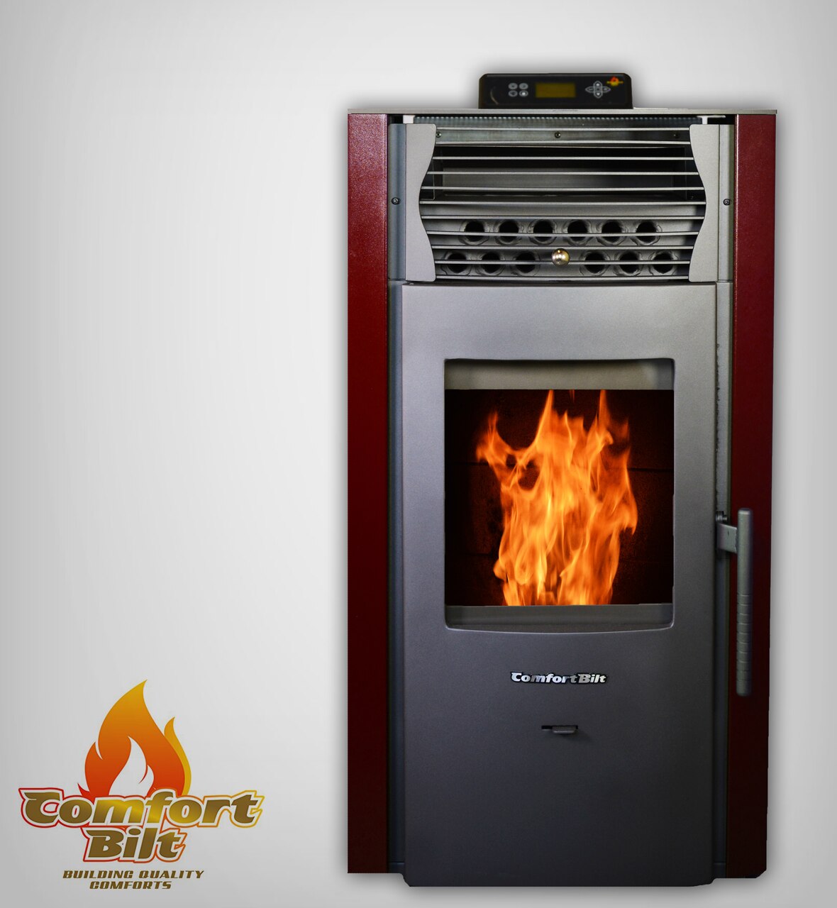 ComfortBilt HP50S Pellet Stove - Burgundy